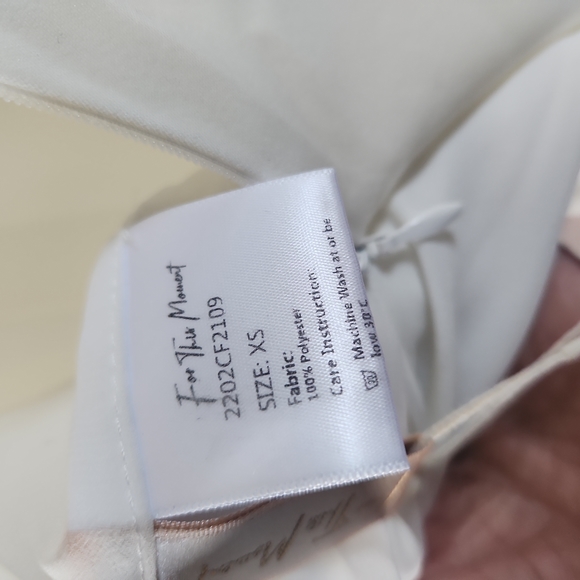 Women For this Moment jumpsuit  white cream XS - Picture 8 of 8